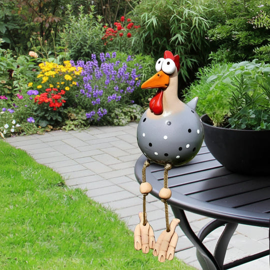 Figurine de Jardin Animée Poulet Mobile 5