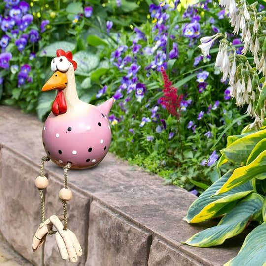 Figurine de Jardin Animée Poulet Mobile 7