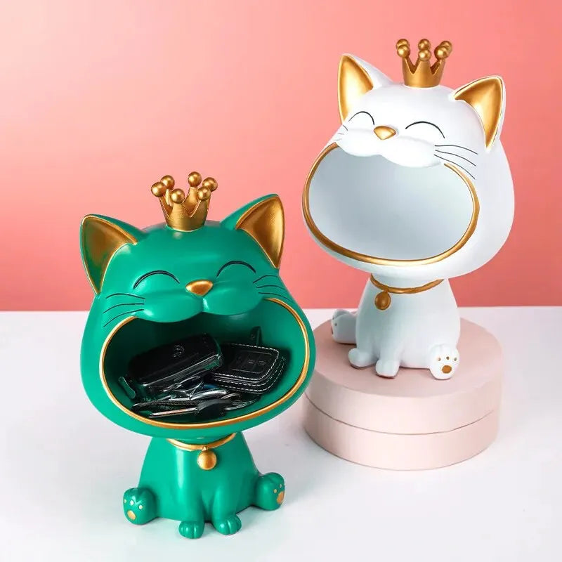 Figurine de rangement Chat Joyeux 4