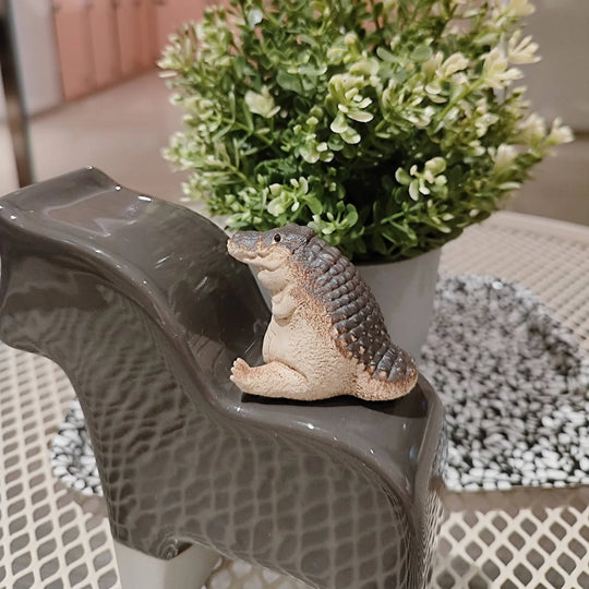 Figurine décorative Crocodile design original 3
