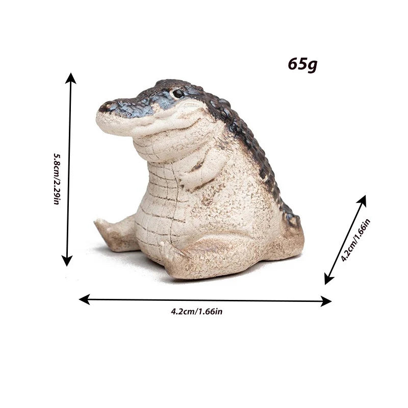Figurine décorative Crocodile design original 5