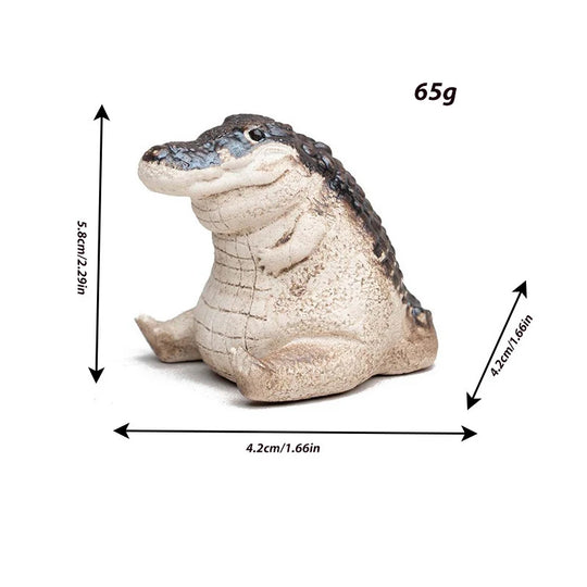 Figurine décorative Crocodile design original 5