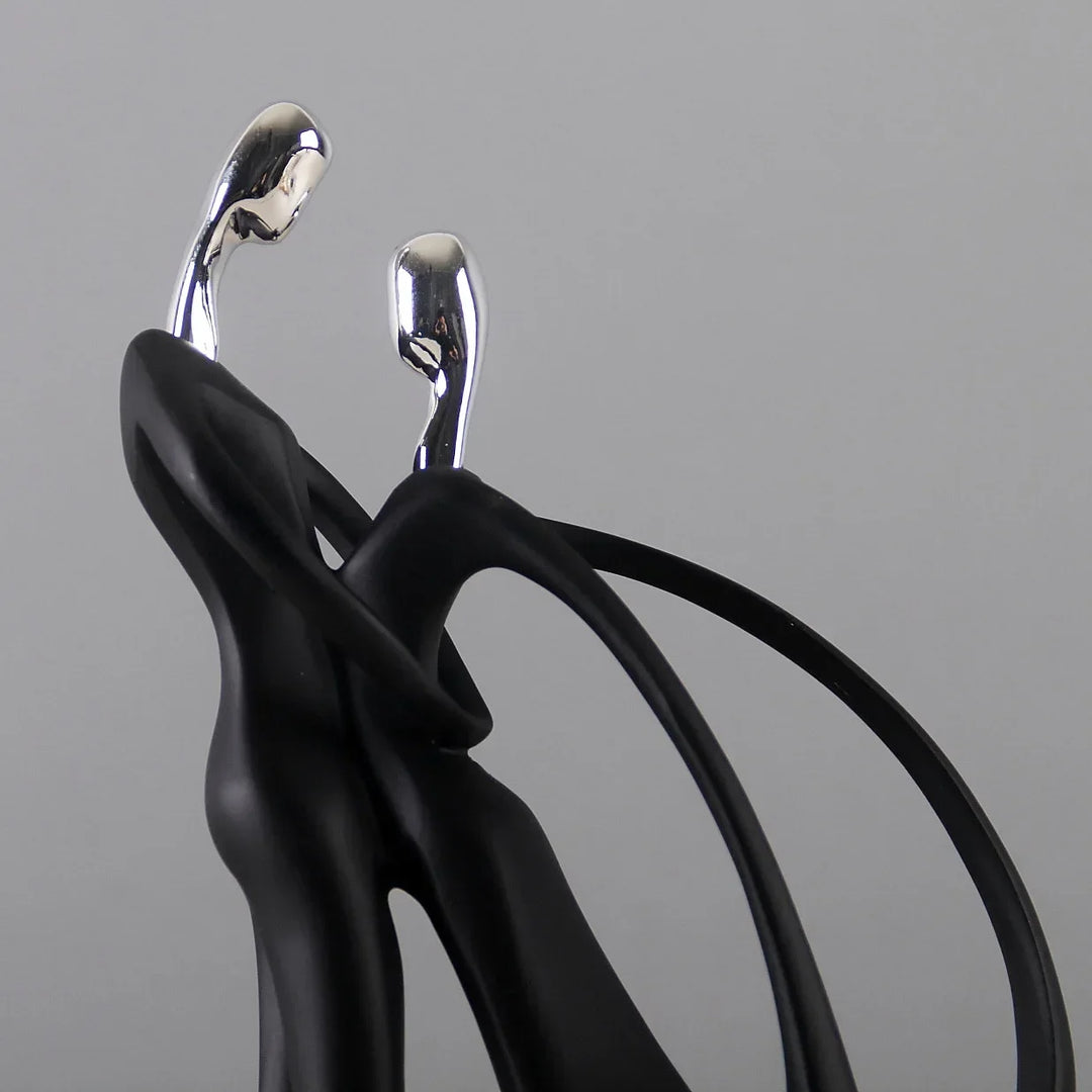 Figurines de Couple Dansant Art Nordique 3