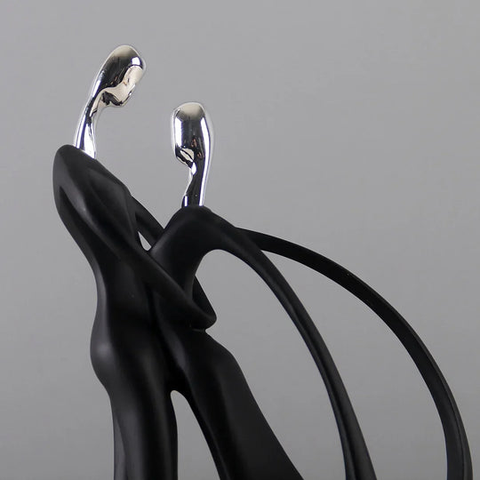 Figurines de Couple Dansant Art Nordique 3