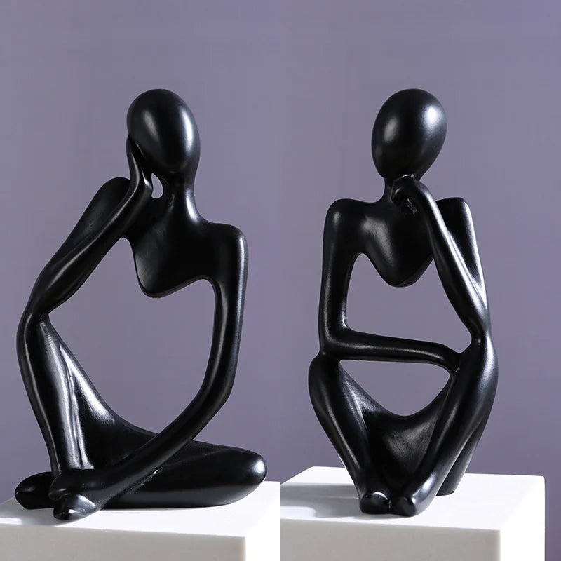 Figurines de Yoga Abstraites pour Décoration 12