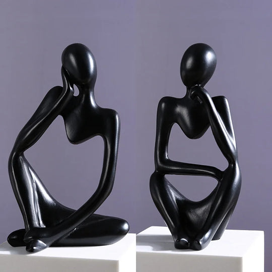 Figurines de Yoga Abstraites pour Décoration 12