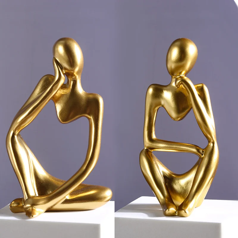 Figurines de Yoga Abstraites pour Décoration 14