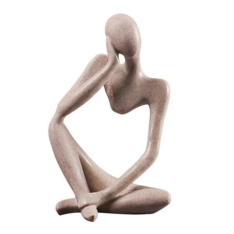 Figurines de Yoga Abstraites pour Décoration 4