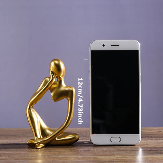 Figurines de Yoga Abstraites pour Décoration 5
