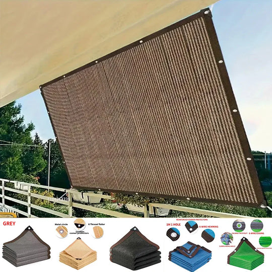 Filet Pare-Soleil Polyvalent pour Jardin et Balcon Protection UV 0