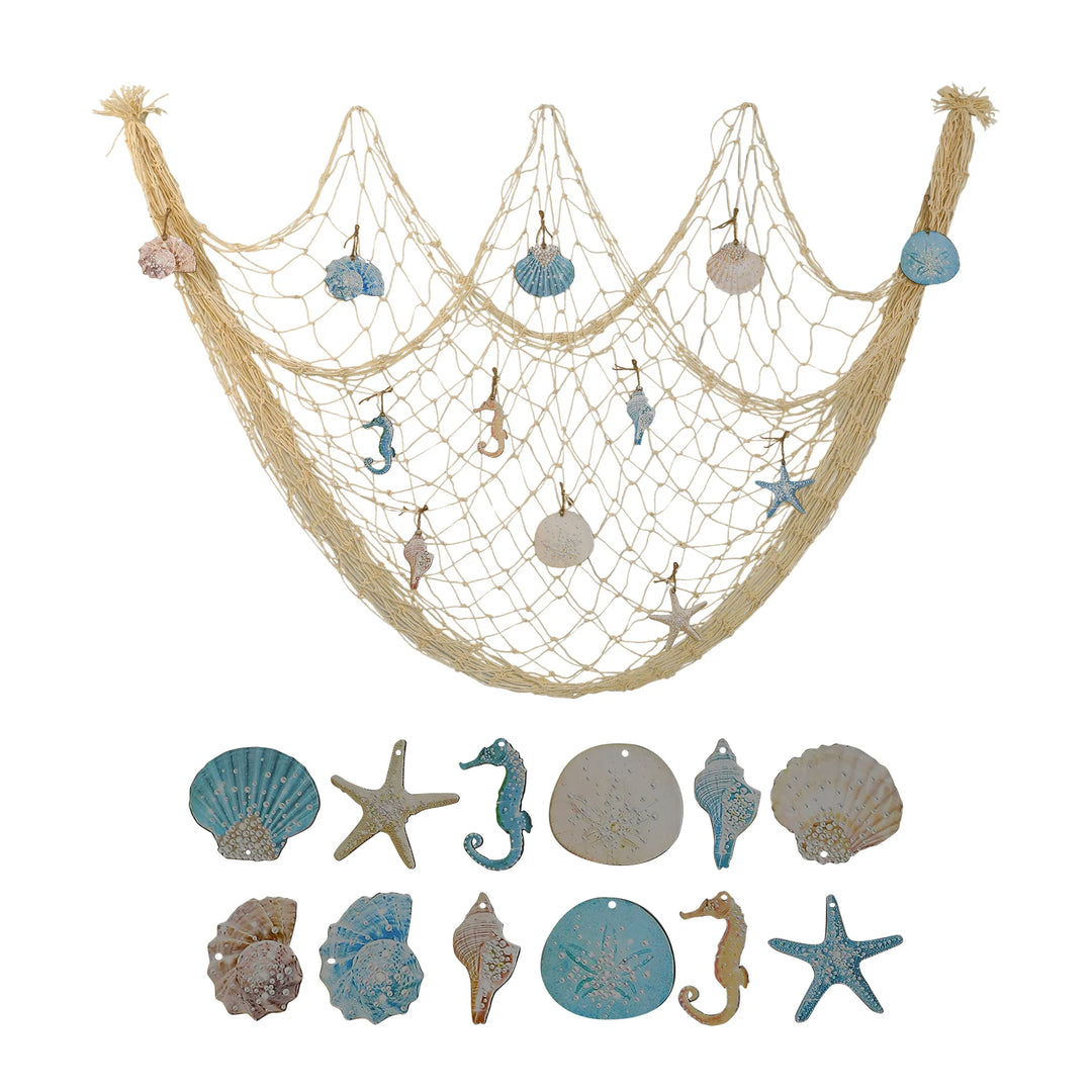 Filet décoratif mural style nautique pour intérieur 7