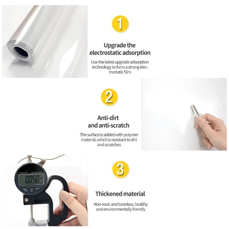 Film de Protection Mural Transparent pour Maison 7