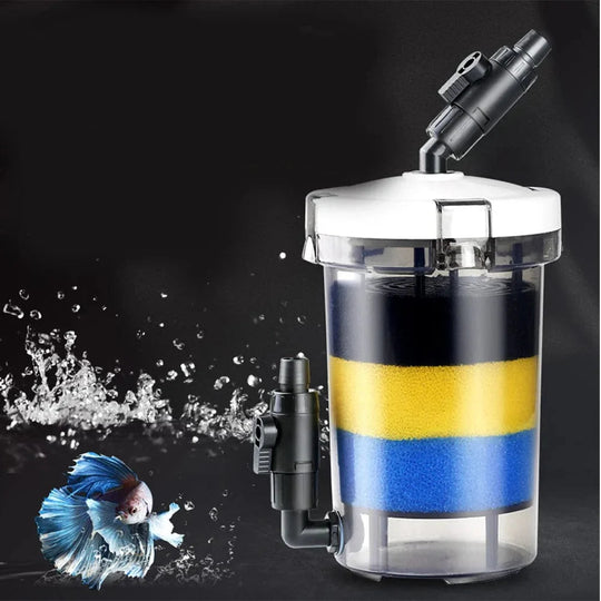 Filtre Externe Aquarium Cylindrique Pratique et Silencieux 1