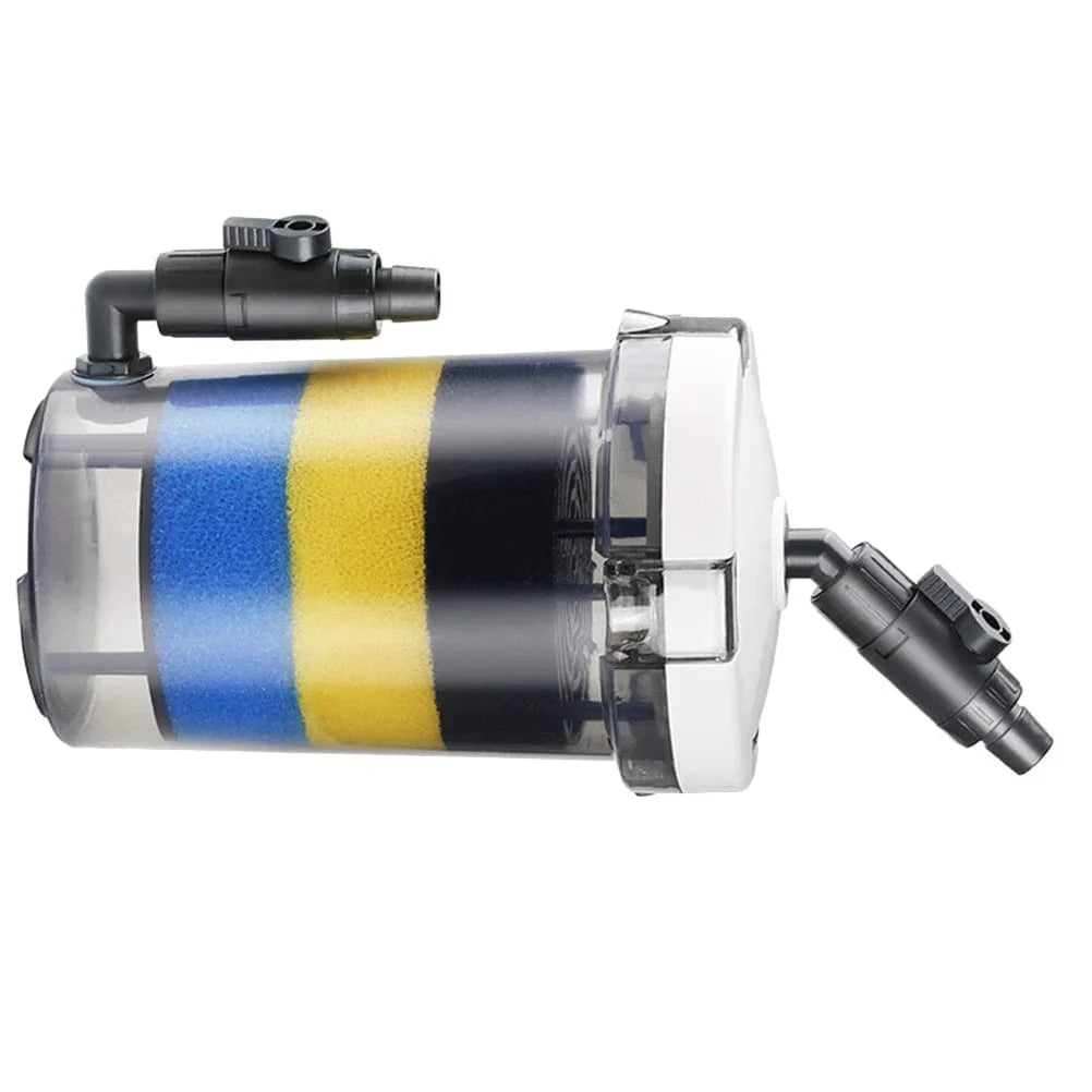 Filtre Externe Aquarium Cylindrique Pratique pour Équipement Aquatique 0