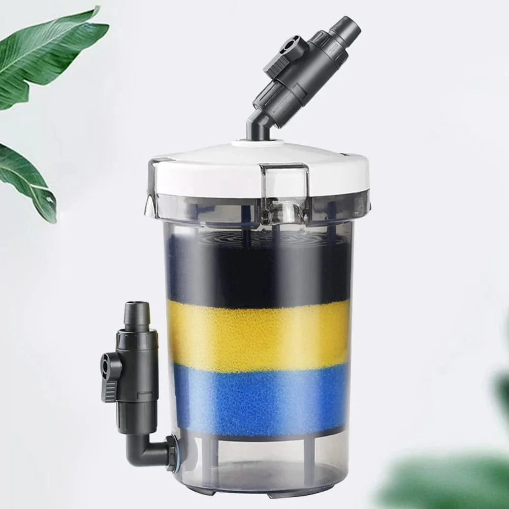 Filtre Externe Aquarium Cylindrique Pratique pour Équipement Aquatique 4