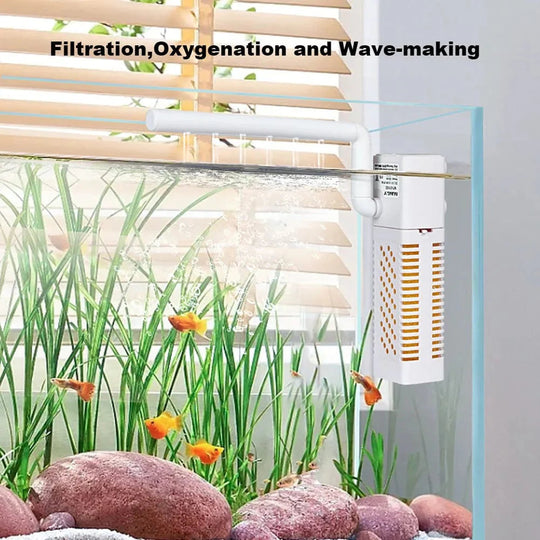 Filtre Interne pour Aquarium avec Pompe Intégrée 2
