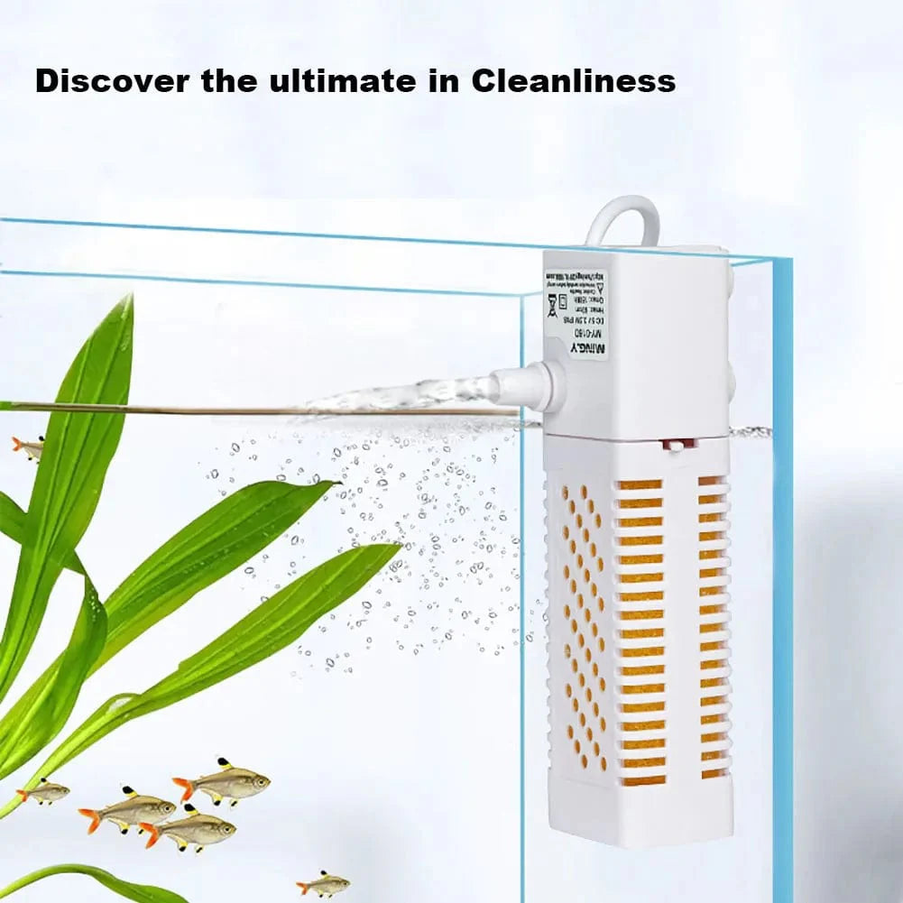 Filtre Interne pour Aquarium avec Pompe Intégrée 5