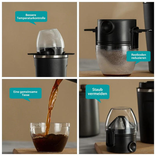 Filtre à Café Réutilisable Compact Double Couche pour Un Café Parfait 5