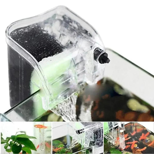 Filtre à Eau Submersible Multifonctionnel pour Aquariums de Bureau 4