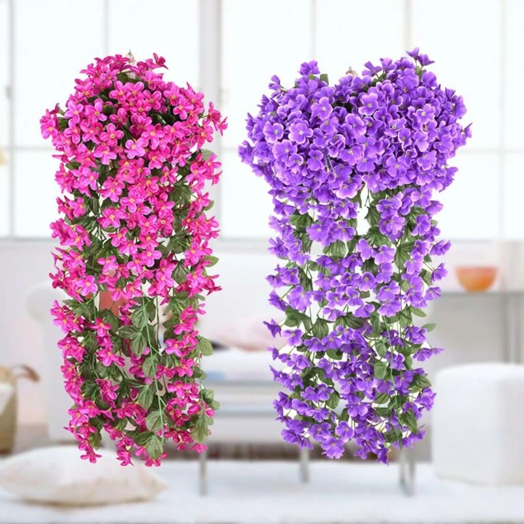 Fleurs Artificielles Éclatantes pour Décoration Intérieure et Extérieure 1