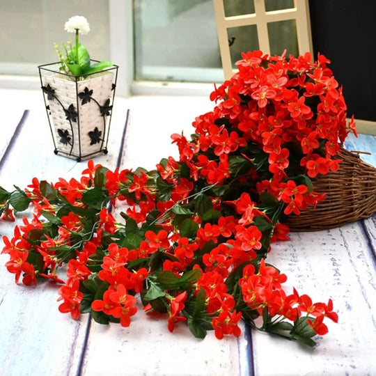 Fleurs Artificielles Éclatantes pour Décoration Intérieure et Extérieure 2