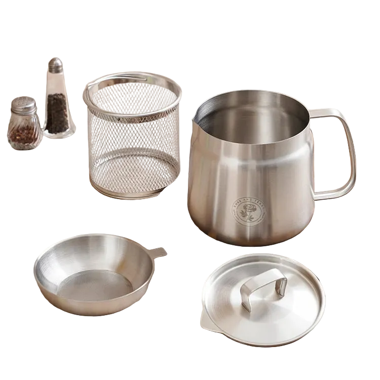 Friteuse Électrique Multifonctionnelle 1,5 L avec Élève-Cuvette 0