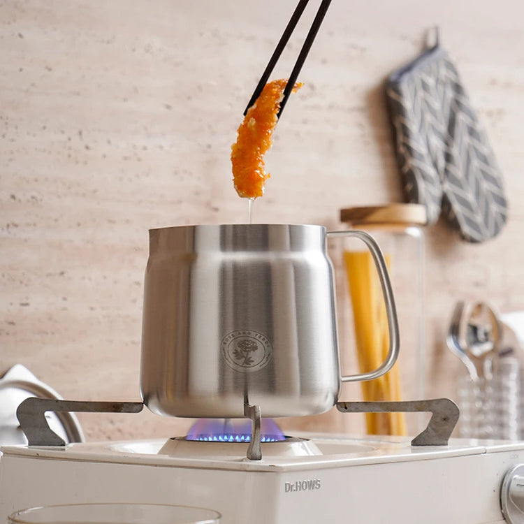 Friteuse Électrique Multifonctionnelle 1,5 L avec Élève-Cuvette 2