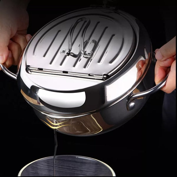 Friteuse Électrique Tout-en-Un Avec Thermomètre Intégré 5