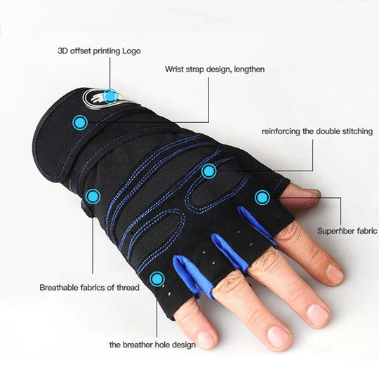 Gants Pour Musculation Unisexes Avec Maintien de Poignet 4