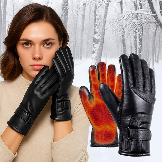 Gants chauffants pour femmes imperméables avec écran tactile et recharge USB 0
