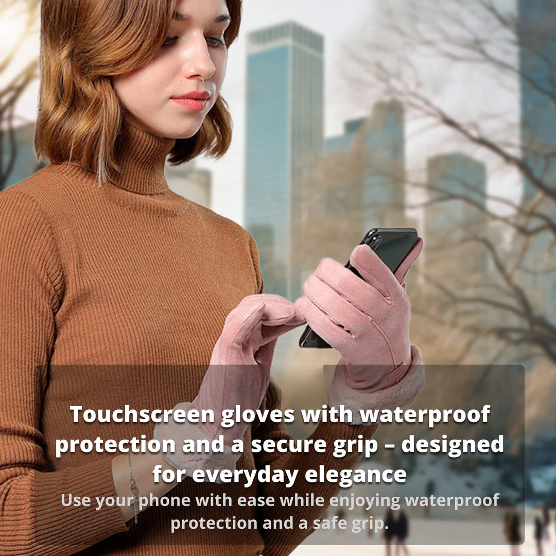 Gants chauffants pour femmes imperméables avec écran tactile et recharge USB 3