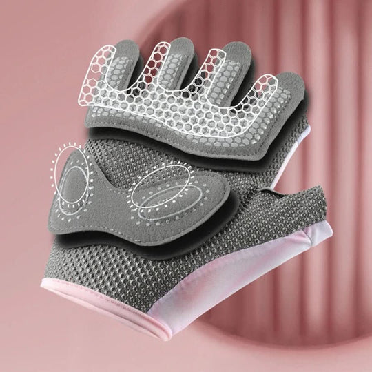 Gants de Fitness Unisexe Conception Demi-Doigt 3