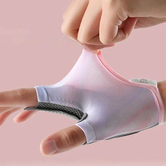 Gants de Fitness Unisexe Conception Demi-Doigt 5