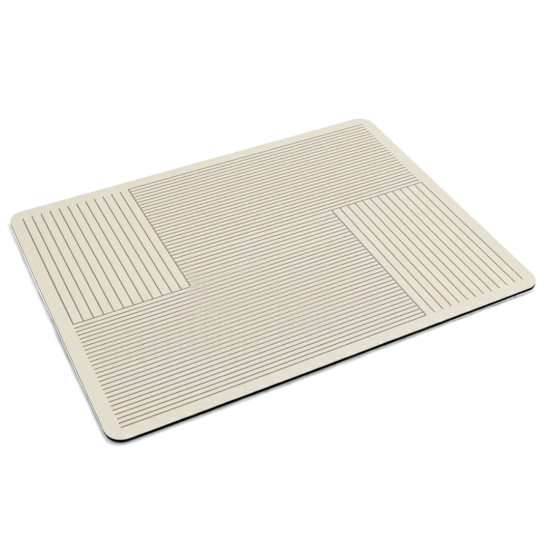 Tapis de Cuisine Antidérapant Design Géométrique Minimaliste 30x40 cm