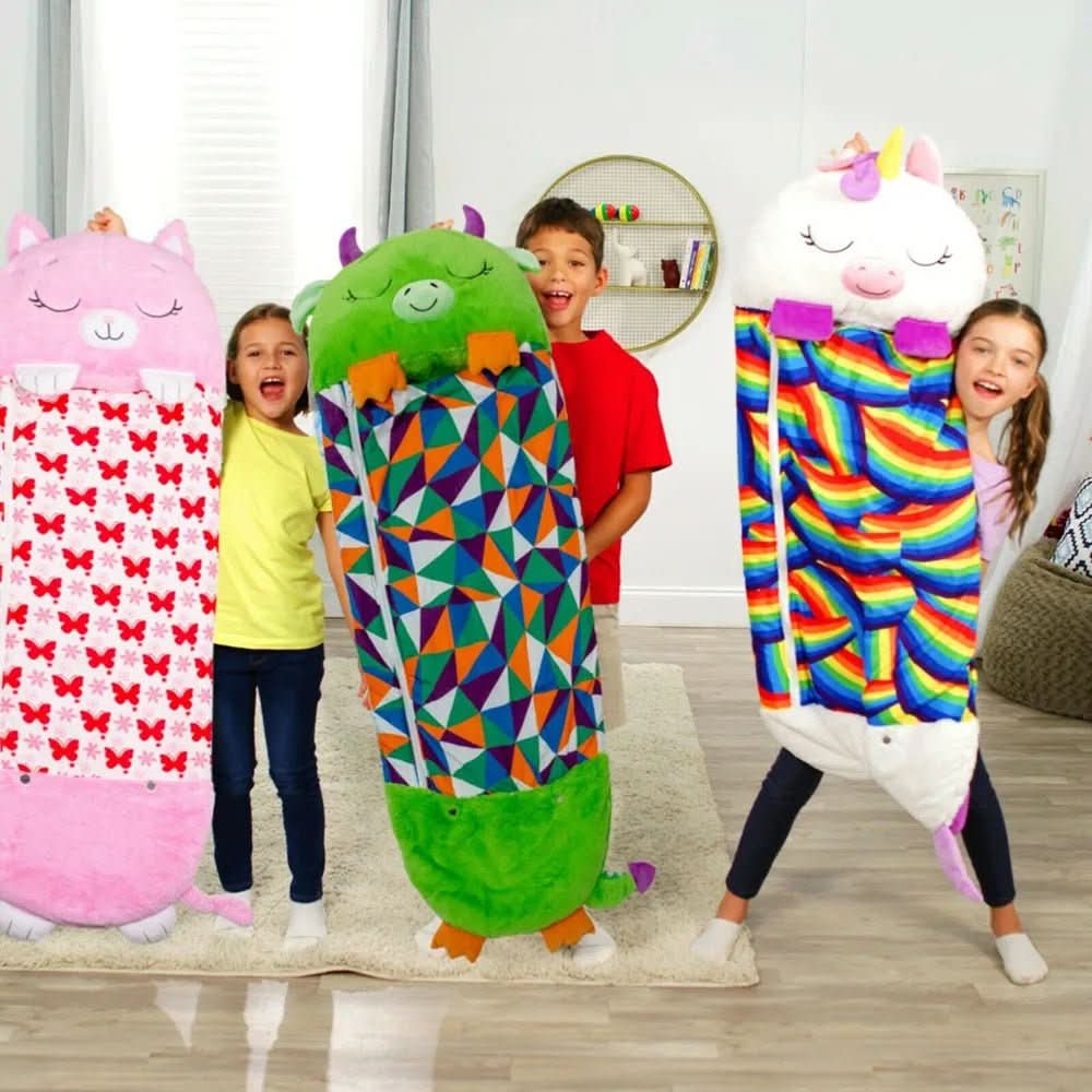 Gigoteuse pour enfants 2 en 1 avec peluche 1