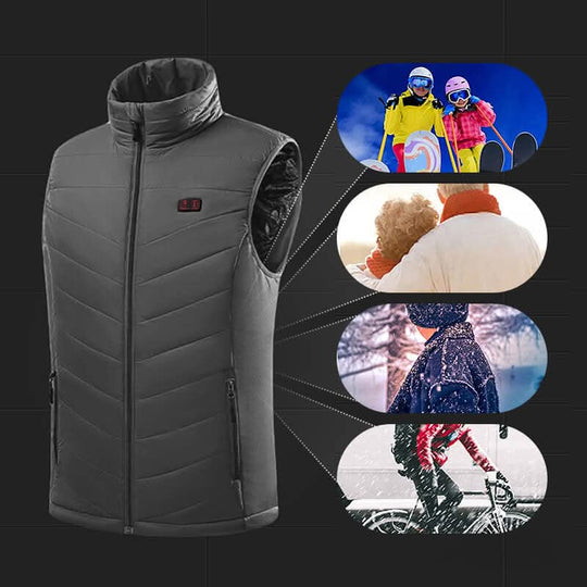 Gilet Chauffant Innovant avec 13 Zones de Chaleur 1