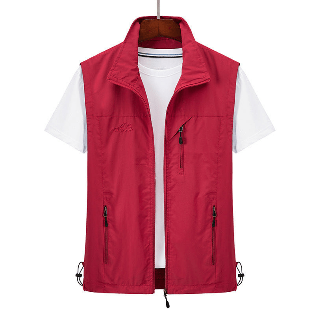 Gilet Homme Col Montant Polyvalent pour Mi-Saison 1