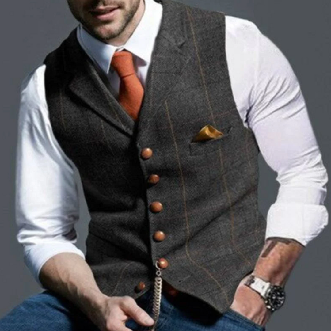 Gilet Homme Slim avec Boutonnage 3