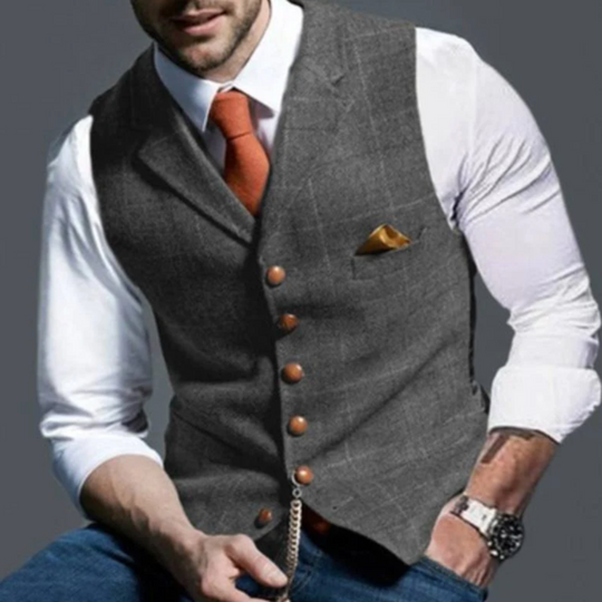Gilet Homme Slim avec Boutonnage 5