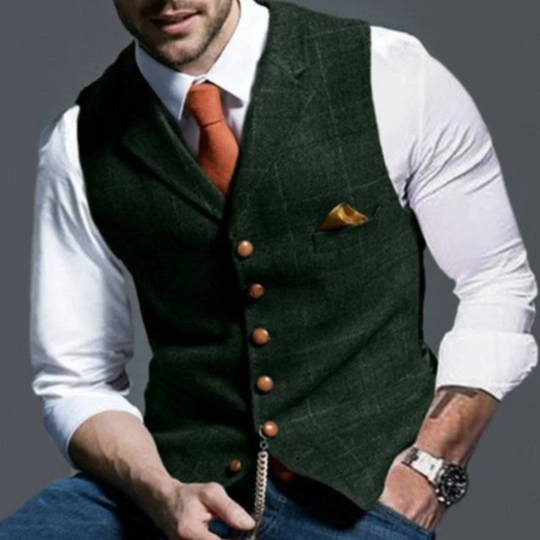 Gilet Homme Slim avec Boutonnage 7