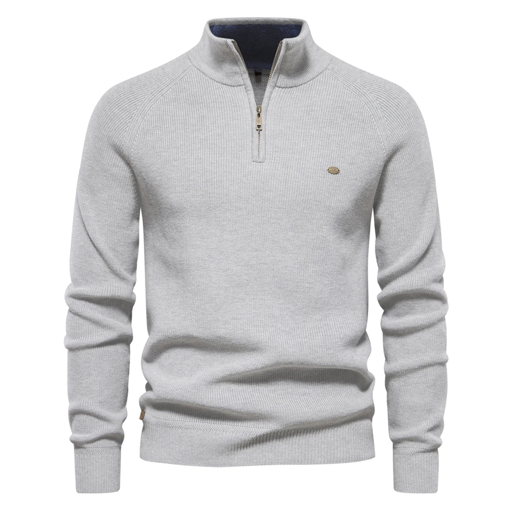 Gilet Homme Zippé Casual Coton Pour Automne Hiver 7