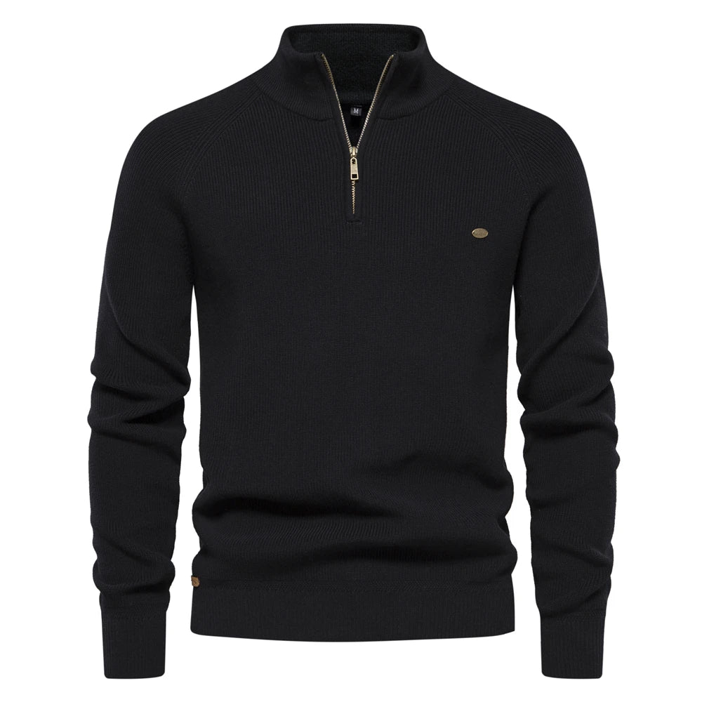 Gilet Homme Zippé Casual Coton Pour Automne Hiver 8