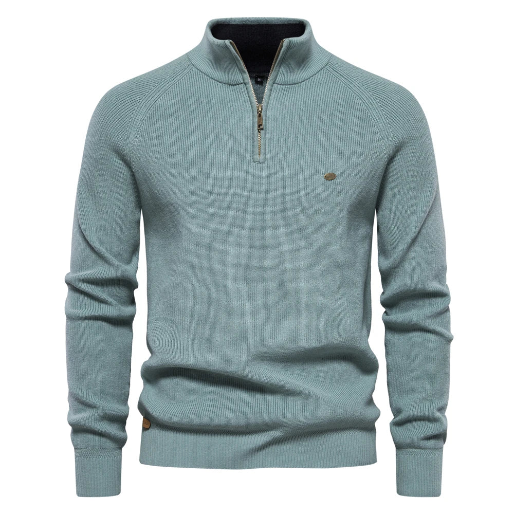 Gilet Homme Zippé Casual Coton Pour Automne Hiver 9