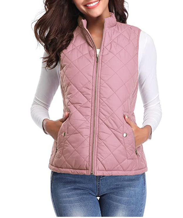 Gilet Sans Manche Femme Zippé Chic Automnal 0