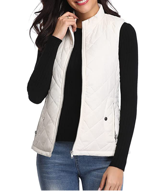 Gilet Sans Manche Femme Zippé Chic Automnal 10