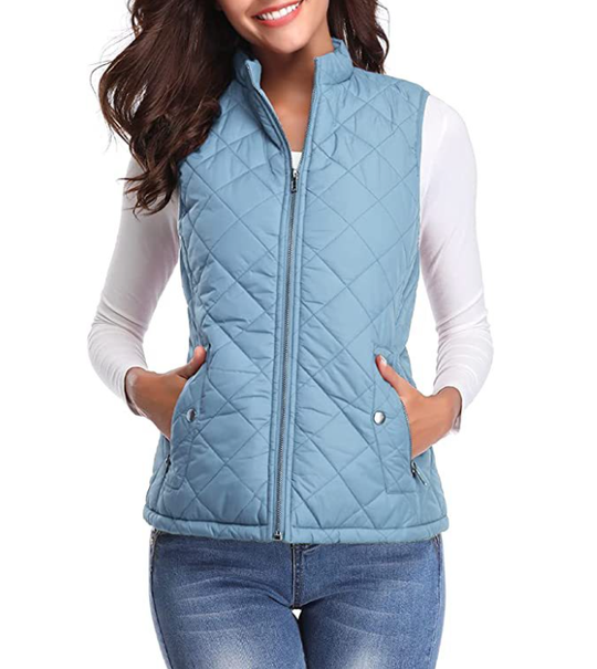 Gilet Sans Manche Femme Zippé Chic Automnal 3