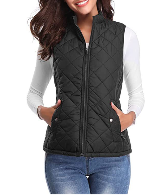 Gilet Sans Manche Femme Zippé Chic Automnal 5