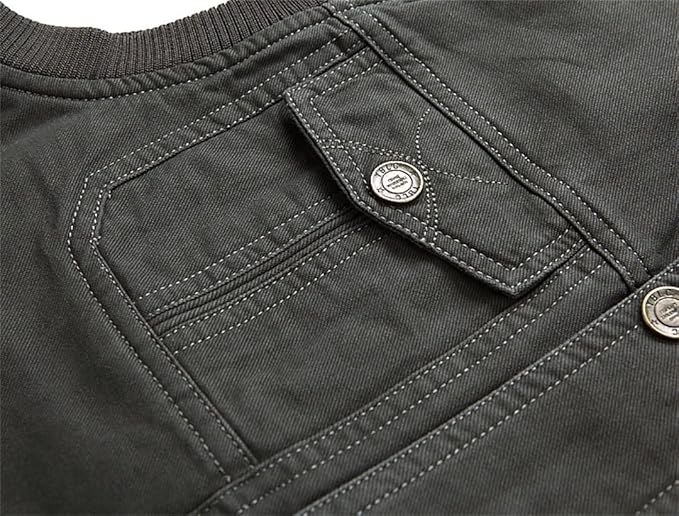 Gilet Vintage Multi-Poches pour Hommes 2