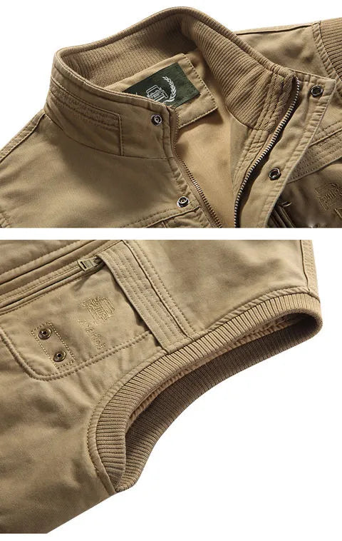 Gilet Vintage Multi-Poches pour Hommes 5