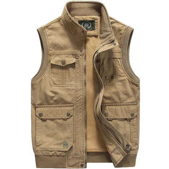 Gilet Vintage Multi-Poches pour Hommes 7